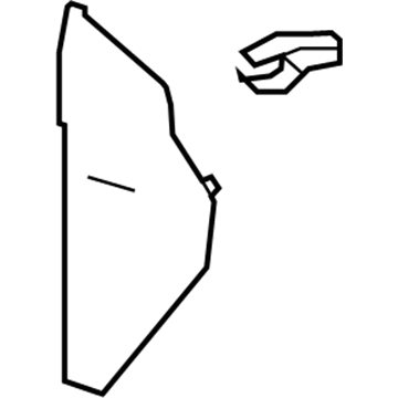 Toyota 55317-12200-C0 Side Panel