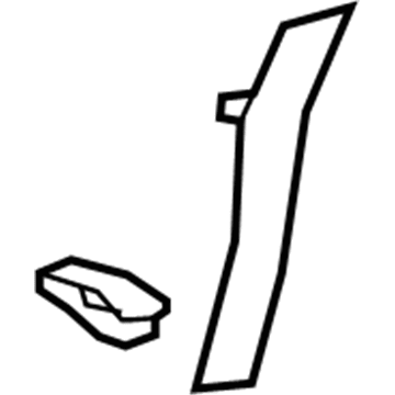 Toyota 55435-12260-C0 Filler Trim