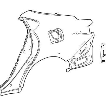 Toyota 61601-AQ020 Quarter Panel