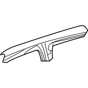61213-0C040 Toyota Roof Rail, Outer Passenger Side Illustration 1 of 1