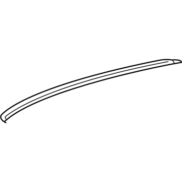 75565-0C020 Toyota Drip Molding, Driver Side Illustration 1 of 1