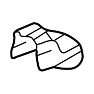 Toyota 72137-0C140-B0 Track End Cover