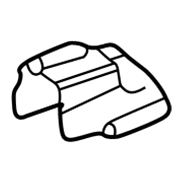 Toyota 72137-0C110-B0 Track End Cover