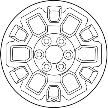 Toyota 42611-35650 Wheel, Alloy