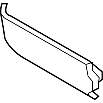 71868-AC030-A0 Toyota Front Cover, Driver Side Illustration 1 of 1