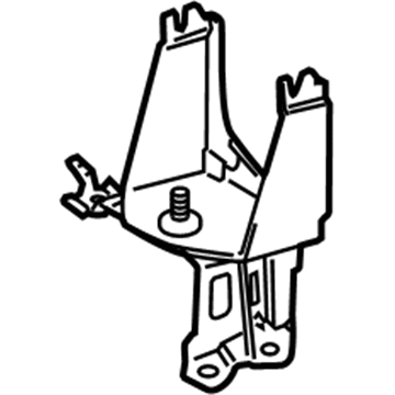 44590-07020 Toyota Mount Bracket, Front Illustration 1 of 1