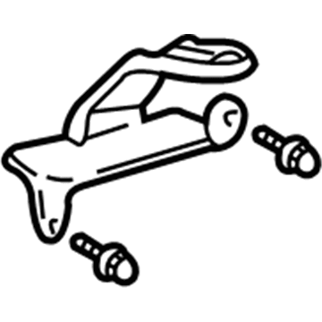 81193-48020 Toyota Repair Bracket Upper Retainer, Passenger Side Illustration 1 of 1