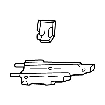 Toyota 52537-AQ010 Side Retainer