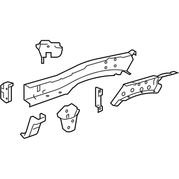 Toyota 57027-0E041 Rail Assembly