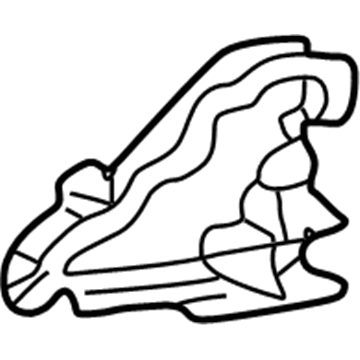 Toyota 69393-0C010 Lock Cover