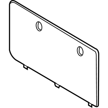 64870-60020-E0 Toyota Trim Cover, Beige, Passenger Side Illustration 1 of 1