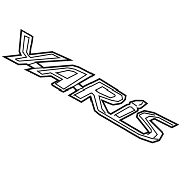 Toyota 75442-WB004 Nameplate