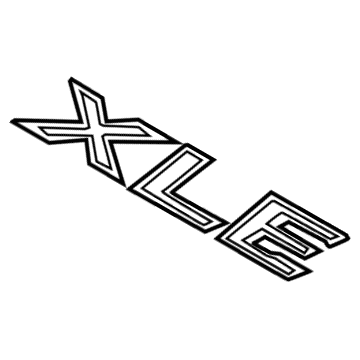 Toyota 75442-WB005 Nameplate