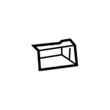 71874-52180-B0 Toyota Cushion Shield, Lower Driver Side Illustration 1 of 1