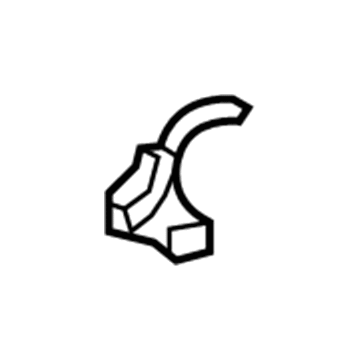 71876-52090-B0 Toyota Recline Cover, Driver Side Illustration 1 of 1