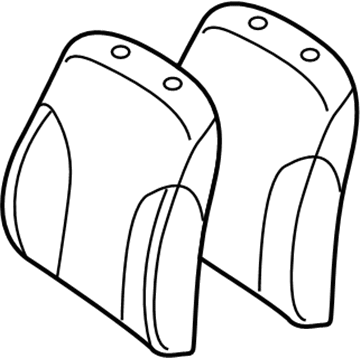 Toyota 71558-52D40-C2 Seat Back