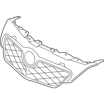 53111-02450 Toyota Grille, Front Upper Illustration 1 of 1