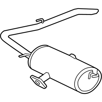 Toyota 17430-0V080 Muffler & Pipe