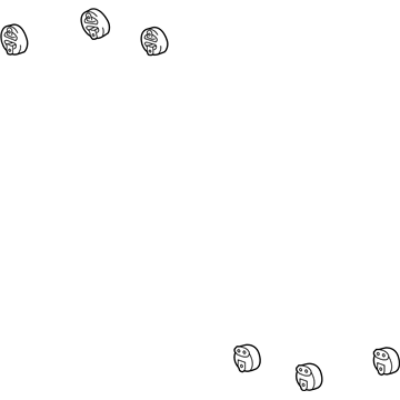 Toyota 17565-0S011 Insulator Cushion