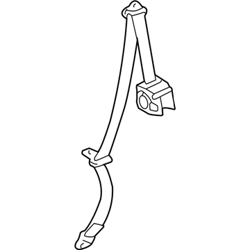 Scion 73370-21090-B0 Belt & Retractor