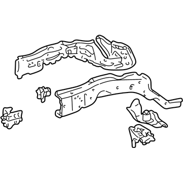 Toyota 57101-06024 Sidemember Assembly