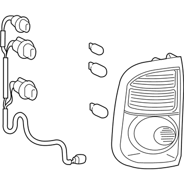 Toyota 81550-0C040 Combination Lamp Assembly