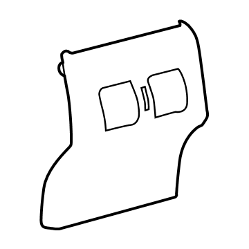 Toyota 58923-AQ010-C0 Rear Panel Trim
