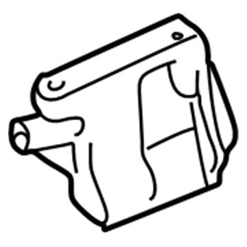 12316-0H050 Toyota Side Bracket, Passenger Side Illustration 1 of 1