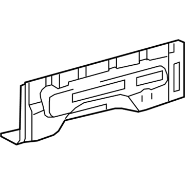 65827-0C050 Toyota Inner Panel, Driver Side Illustration 1 of 1