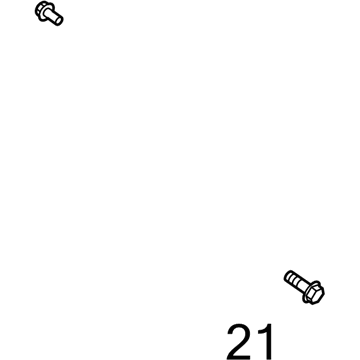 Toyota 90105-A0064 Front Bracket Bolt