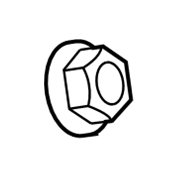 Toyota 90179-06158 Wiper Arm Nut