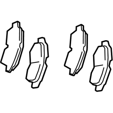 Toyota 04465-07010 Brake Pads