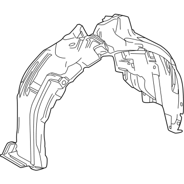 Toyota 53875-42130 Fender Liner
