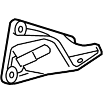 12315-31120 Toyota Mount Bracket, Driver Side Illustration 1 of 1