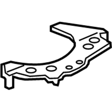 12316-0P010 Toyota Lower Bracket, Driver Side Illustration 1 of 1