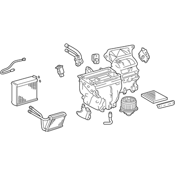 Toyota 87010-02230 A/C & Heater Assembly