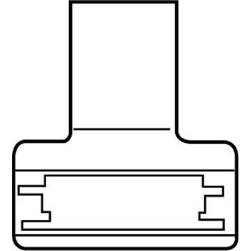 Toyota 74599-0E020 Air Bag Label