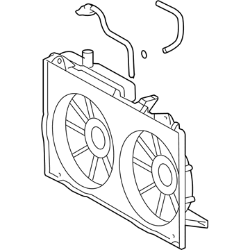 Toyota 16711-21100 Fan Shroud