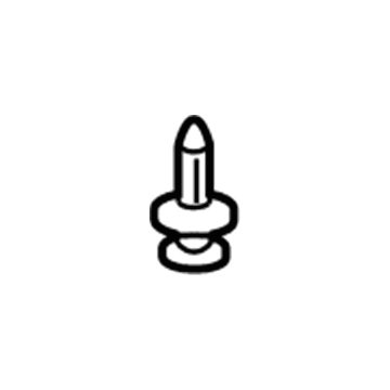 Toyota 52161-02020 Bumper Cover Clip