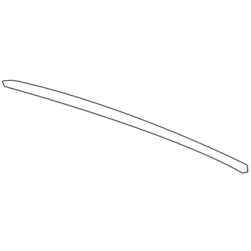 75754-WAA01 Toyota Weatherstrip, Front Driver Side Illustration 1 of 1