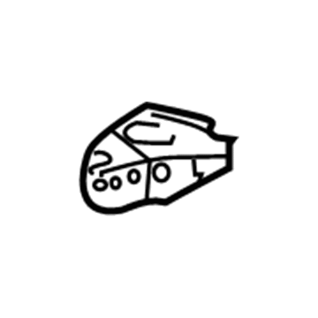 61644-60060 Toyota Patch, Quarter Wheel House, Driver Side Illustration 1 of 1