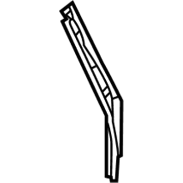 61736-60070 Toyota Panel, Roof Side, Inner Rear Driver Side Illustration 1 of 1