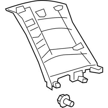 Toyota 62550-0C040-C0 Upper Quarter Trim