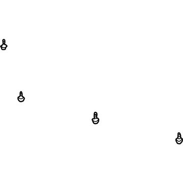 Toyota 90159-A0010 Front Plate Screw