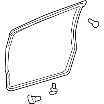 Toyota 67861-52241 Door Weatherstrip