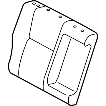 Toyota 71077-47120-A3 Seat Back Cover