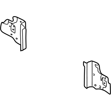 Toyota 57167-02040 Lower Tie Bar Gusset