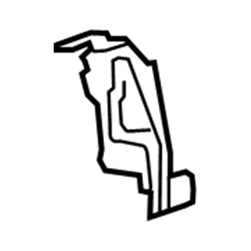 Toyota 86211-02191 AM/FM CD Mount Bracket