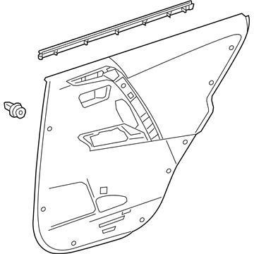 Toyota 67630-0R060-C3 Door Trim Panel