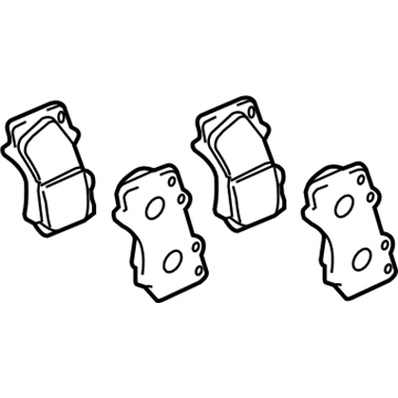 Toyota Brake Pads - 04465-04070